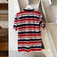 80’s Munsingwear Striped Pocket Tee - Medium