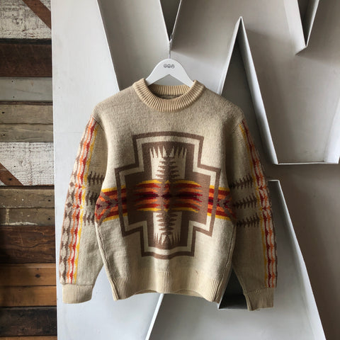 70's Pendleton Aztec Sweater - XL