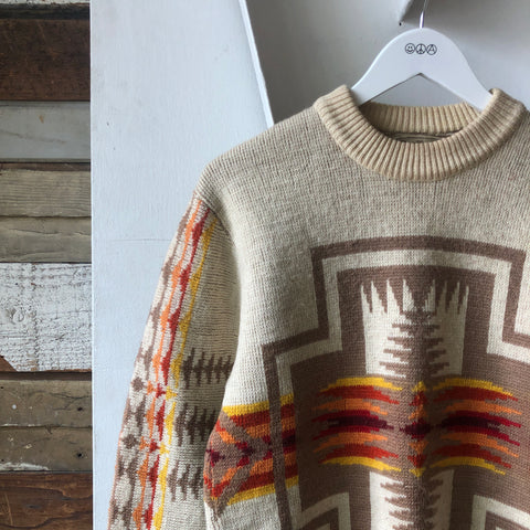 70's Pendleton Aztec Sweater - XL