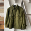 60's Boxy Wool Military Shirt - Small