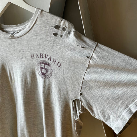 90’s Thrashed Harvard Tee - XL