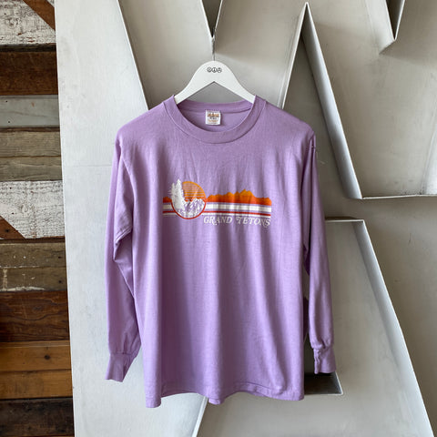 80's Grand Tetons Longsleeve - Medium