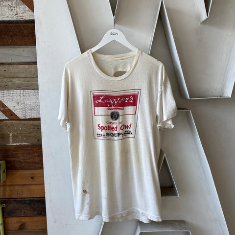 80's Spotted Owl Tee - Large