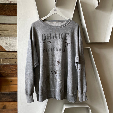 60’s Drake Football Sweatshirt - 2XL