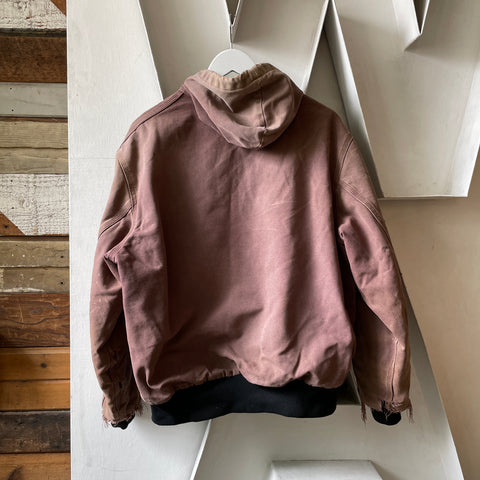 90’s Faded Carhartt Hooded Jacket -