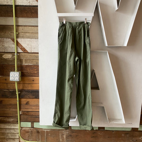 60's Women’s Poplin Pants - 23” x 32.5”