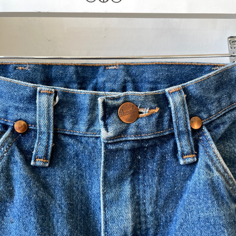 90’s Painted Wrangler Denim - 26” x 32.5”