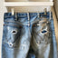 70’s Repaired Wrangler Denim - 26” x 33”
