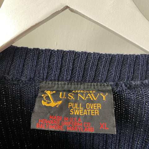 80's Naval Sweater - XL
