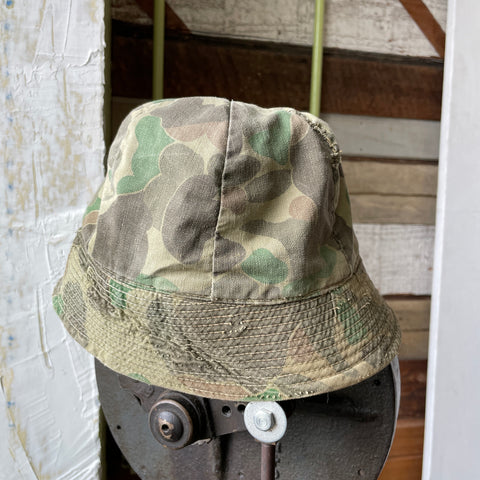 70’s Duck Camo Hunting Cap - Medium