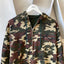 80’s Camo Zip-Up Hoodie - Large