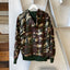 80’s Camo Zip-Up Hoodie - Large