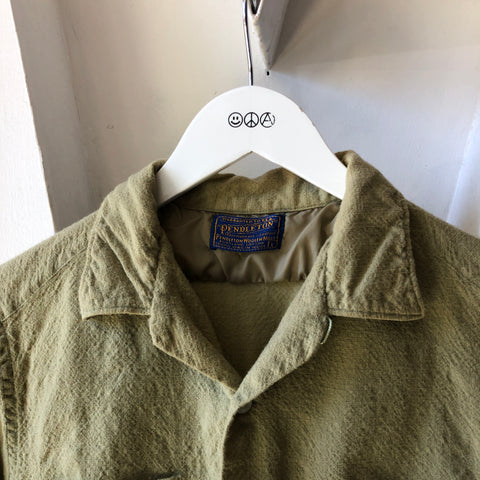 60's Pendleton Shrunken Wool Shirt - L (Fits Small)