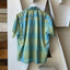 60’s Penney’s Plaid Loop Collar - Large