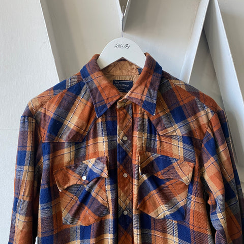 70’s Snap Flannel - Large