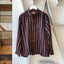 60’s Striped Loop Collar - Large