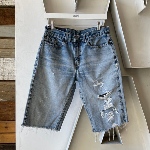 90’s Thrashed Levi’s 505 Cutoffs - 29.5” x 12”