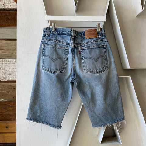 90’s Thrashed Levi’s 505 Cutoffs - 29.5” x 12”