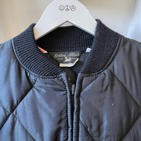 70’s Golden Fleece Quilted Jacket - Large