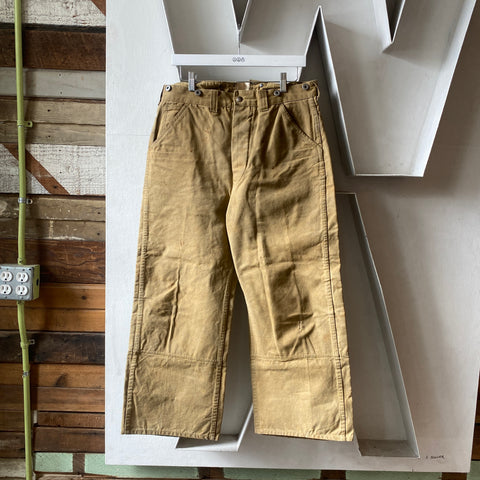 50's Buttnick Seattle Duck Cloth Pants - 34” x 27”