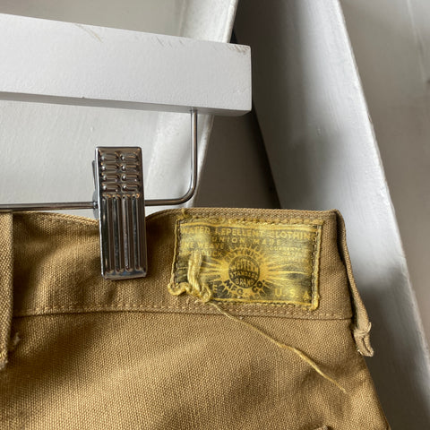 50's Buttnick Seattle Duck Cloth Pants - 34” x 27”