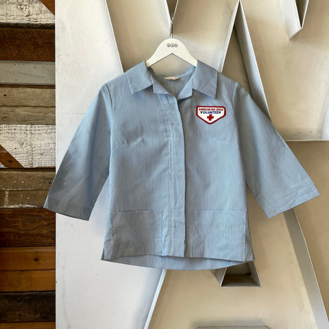 60’s Red Cross Work Shirt - Medium