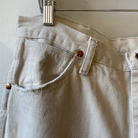80’s Cream Wrangler Denim - 32” x 32”