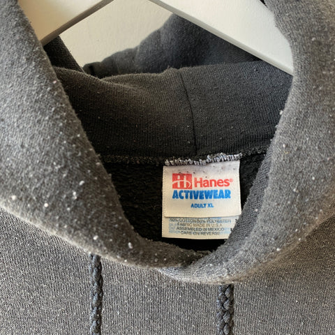 Faded Black Hoodie - XL