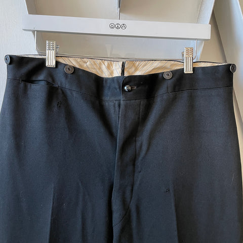 30’s Buckle Back Trousers - 34” x 31”