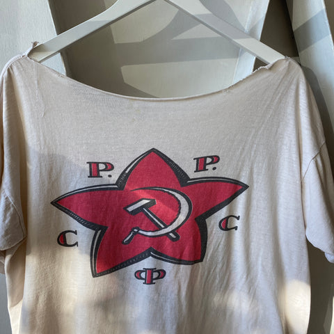80's Russia Scoop Neck Tee - Large