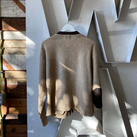 60's Campus Mohair Cardigan - Large