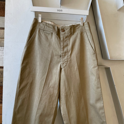50’s Military Officer Chinos - 28” x 27”