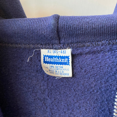 80s Healthknit Zip Sweatshirt - XL