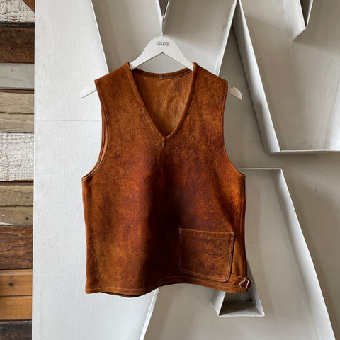 40’s Cowhide Sidebuckle Vest - Medium