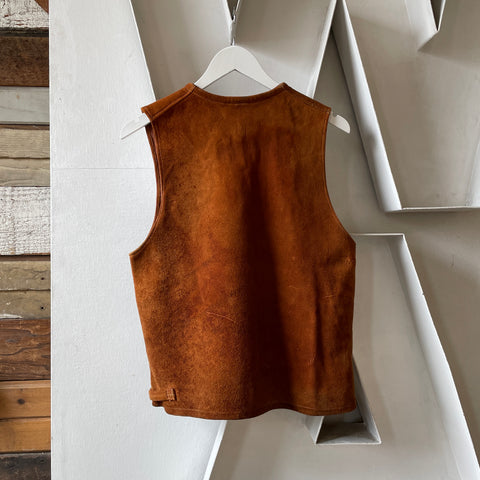 40’s Cowhide Sidebuckle Vest - Medium