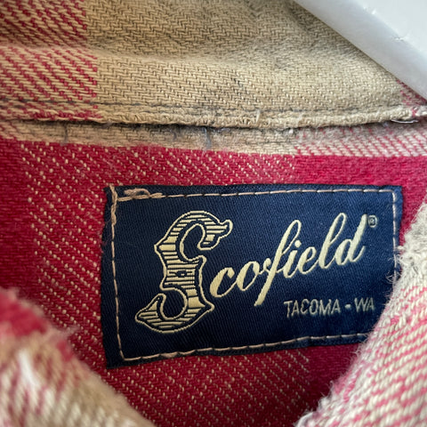 60’s Scofield Thrashed Plaid Shirt - Medium