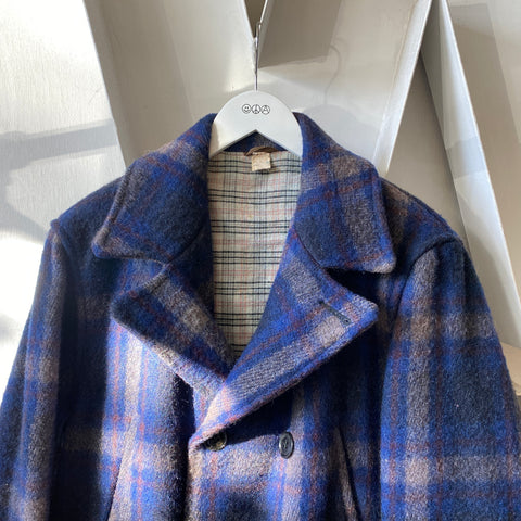 60's Wool Peacoat - Large