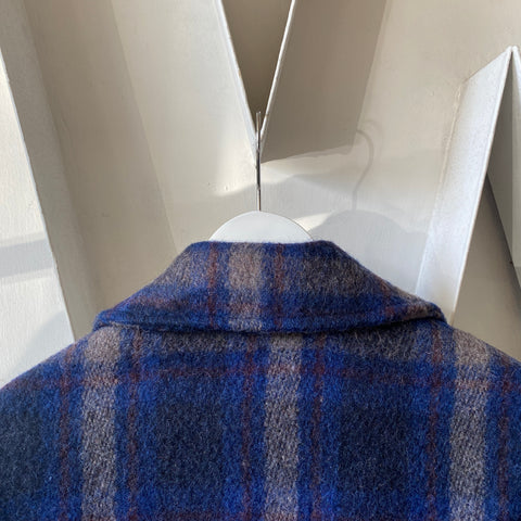 60's Wool Peacoat - Large