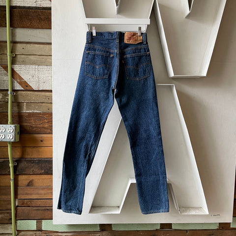 90’s Dark Wash Levi’s 501 - 26” x 31”