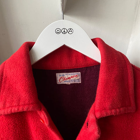 60's Fleece Button Up - Large