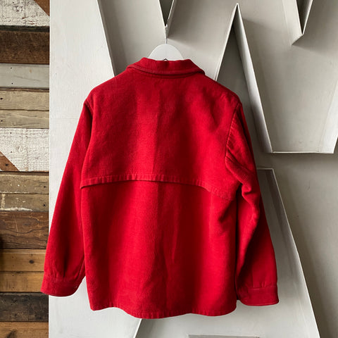 60's Fleece Button Up - Large