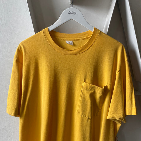 80’s Blank Pocket Tee - XXL
