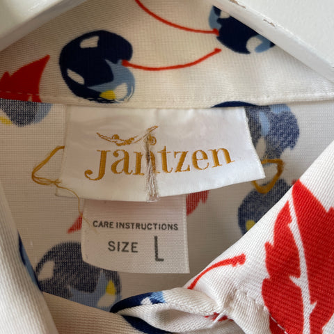 70’s Jantzen Button Up - Large