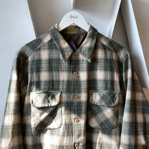 70’s Pendleton Wool Loop Collar - Medium