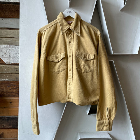 70’s Cropped Frostproof Flannel Shirt - XL