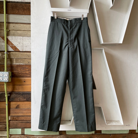 60’s Military Tropical Wool Trousers - 26” x 30”
