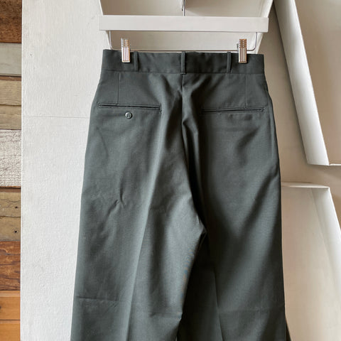 60’s Military Tropical Wool Trousers - 26” x 30”