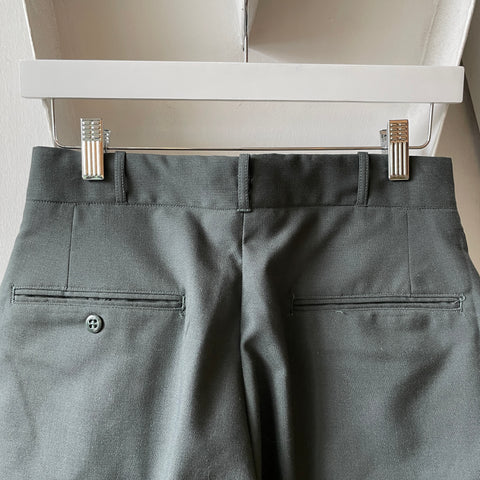 60’s Military Tropical Wool Trousers - 26” x 30”