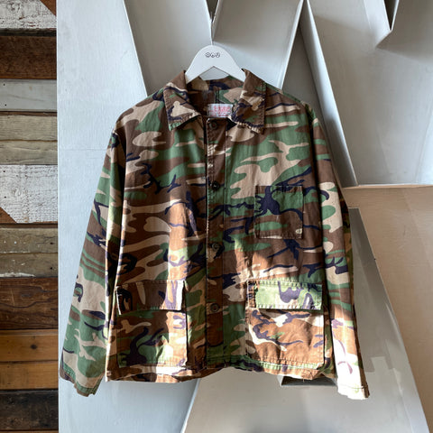 70’s Catfish Camo Button Up - Medium