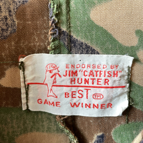 70’s Catfish Camo Button Up - Medium